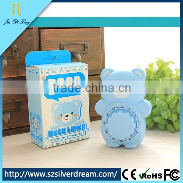 Cartoon bear Plastic animal custom kitchen timer