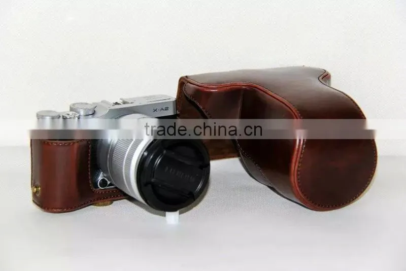 Custom Best Selling Leather Digital Camera Case Bag