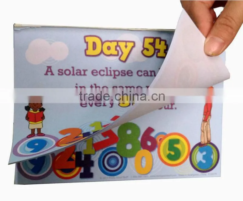 Pretty Full color printing desk stand memo pad