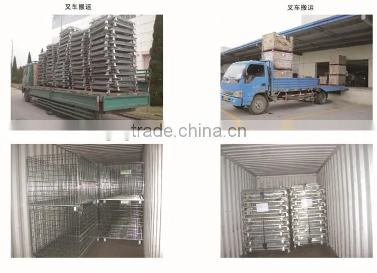 wire container storage cage wire mesh container
