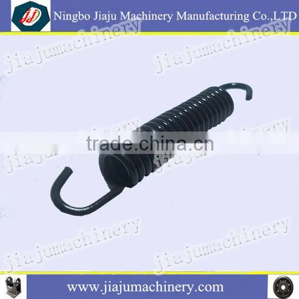 China tension spring for sale with black finish and long hook