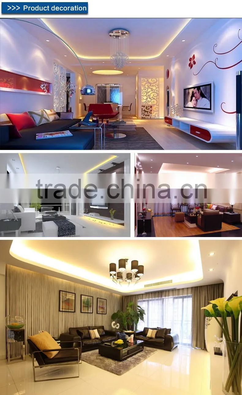 DC12V 14.4W/M cabinet series Aluminum LED lichtleisten rigid strip light with clear cover White color