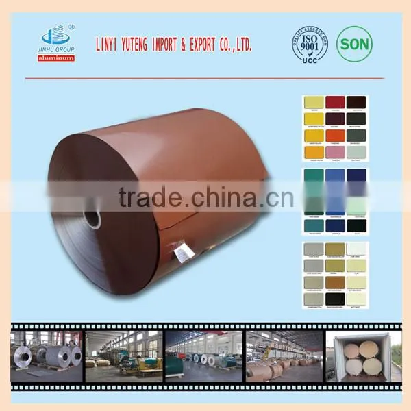 Pe color coated aluminum coil with best price