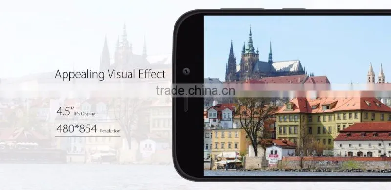 Cheap android phone 37USD BLACKVIEW A5 4.5" IPS QHD MTK6580 quad core Android 6.0 5MP 1GB RAM 8GB ROM 3G WCDMA