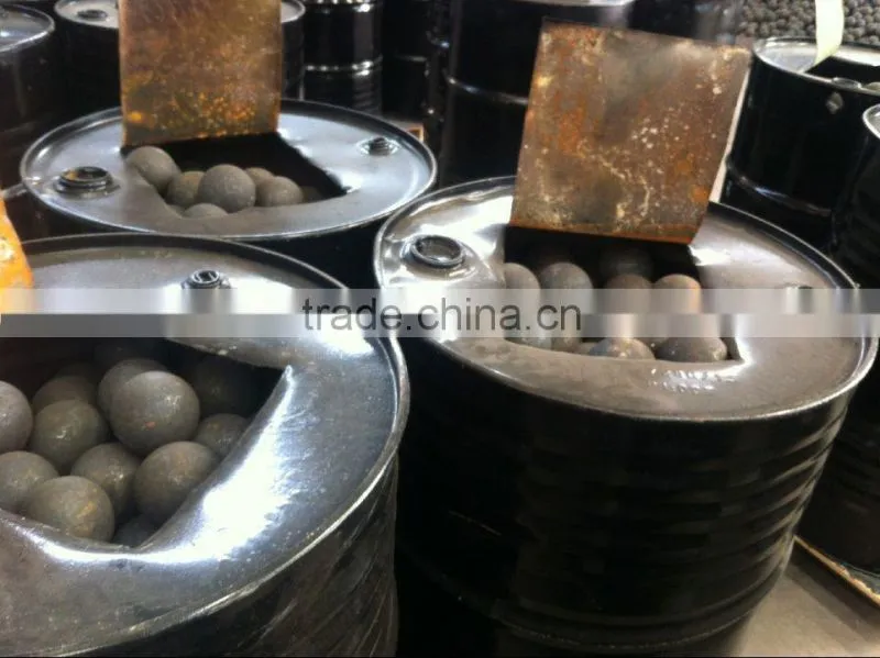 DIA 20-150MM forged grinding steel ball for ball mill / forged and cast grinding steel ball price