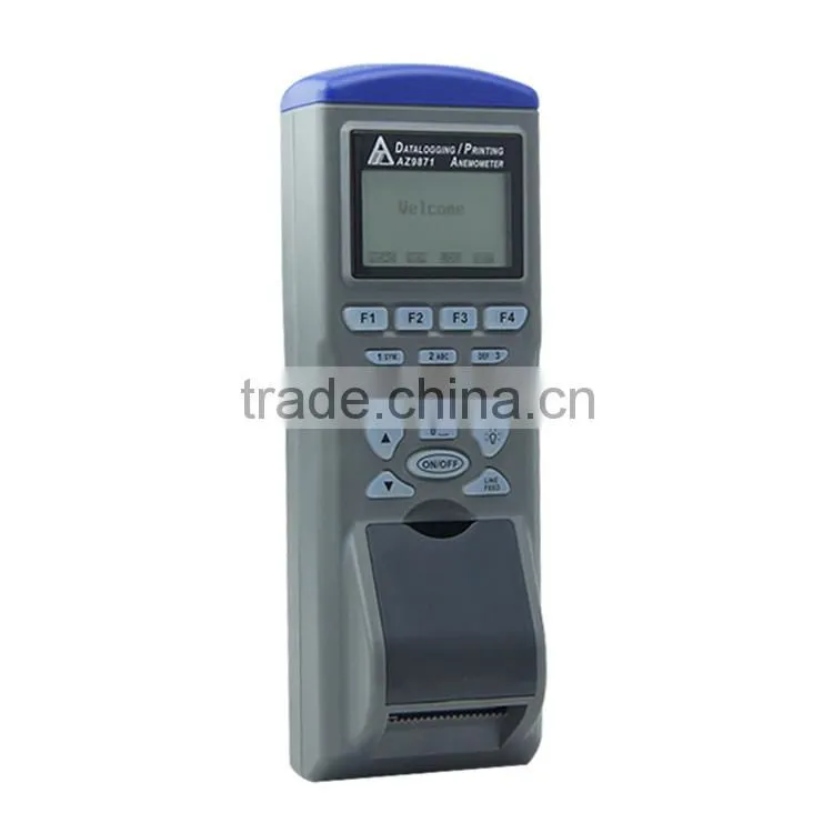 AZ 9871 Anemometer Air Flow Data Logger With Printer