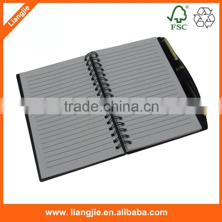 Colored sticky notepad combined magnet folder spiral notebook