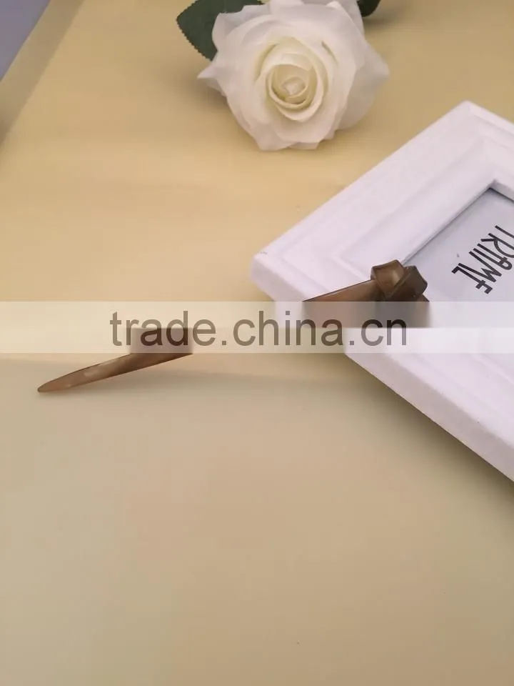 Transparent basic resin hair sticks unique Chinese/tokyo style classic hair combs jewelry accessories for botique stick combs