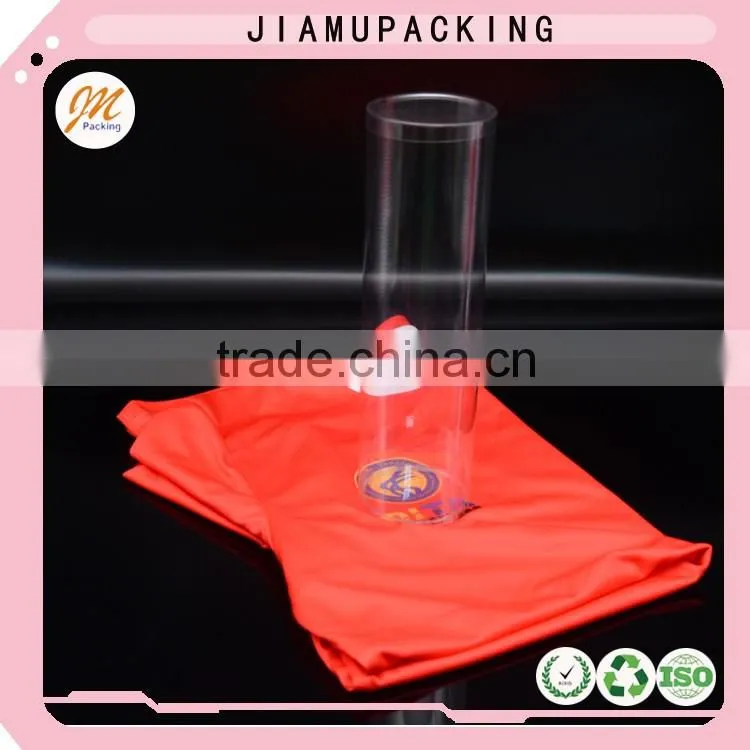 quality clear plastic PVC cylinder tube container, hot sale round box packaging
