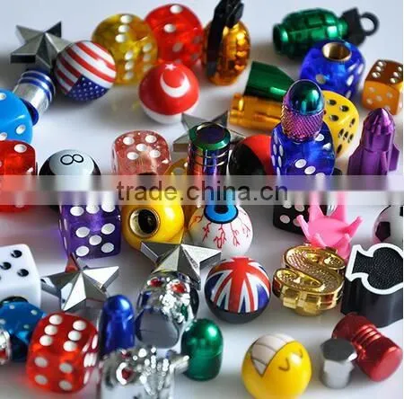 Promotion Gift smile face Custom Car Logo Tire Valve Cap