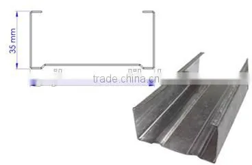 Galvanized stud and track