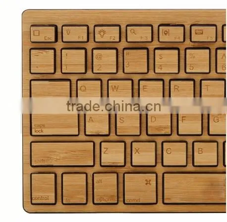 New Design Bamboo For Ipad bluetooth keyboard
