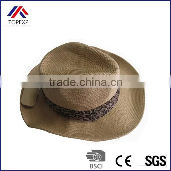 Folding Straw Cowboy Hat For Sale Fedora Straw Hat