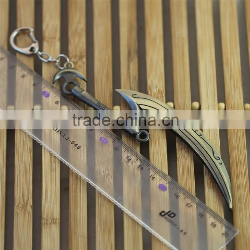 LOL PC online game League of Legends keychain alloy keychain LOL