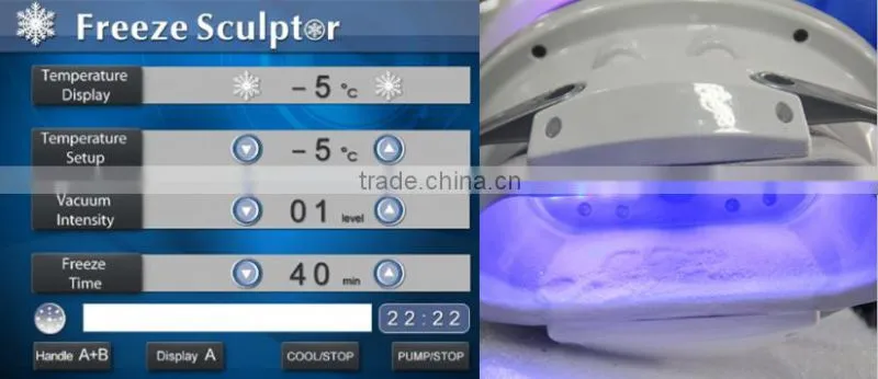 Body shaping machine/ cool slimming machine/ cool tech fat freezing machine