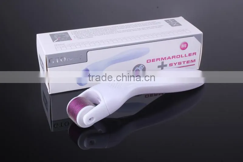 Derma Rolling System Type and CE Certification rechangeable derma roller 600 needles