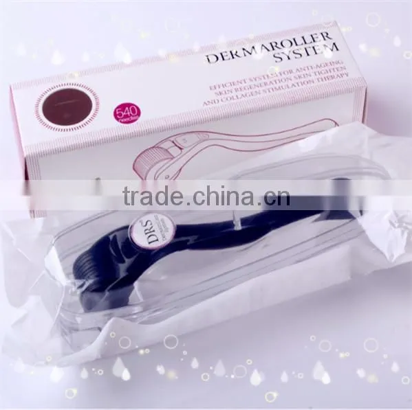 High Quality 540 Stainless Steel Needles White Curved Handle Skin Dermaroller