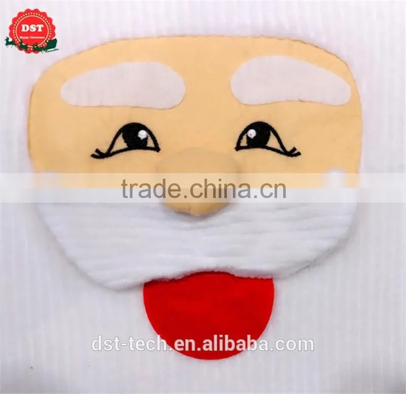 Christmas toilet set , cushion, lid cover