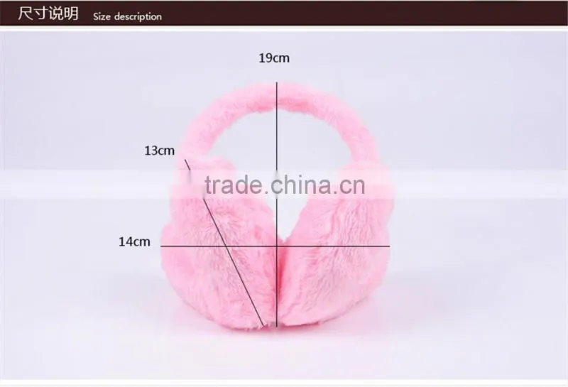 Wholesale Cheap Girl Foldable Promotional Earmuff