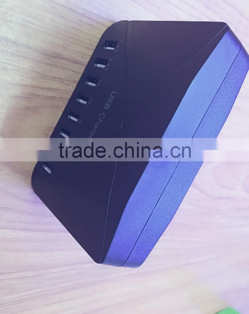 High quality fashion 3A USB travel charger with 8 USB port plugs