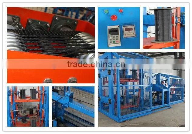 2017 new type PE PP round yarn rope making machine