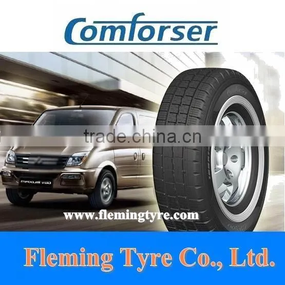 WSW white sidwall car tire 195R14C 185R14C