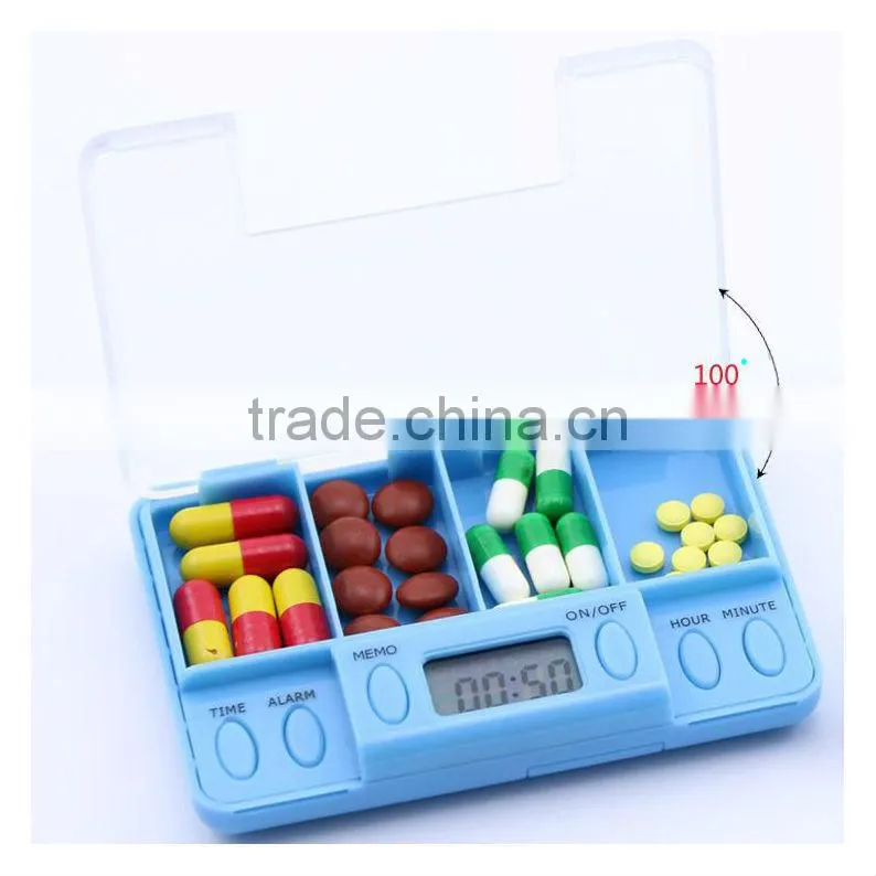 new style alarm pill box timer with high quality, various color ,custom logo,OEM orders are welcome