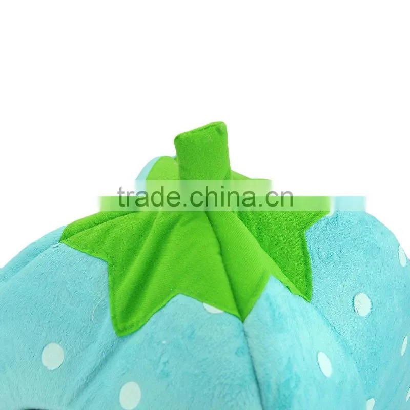 New Arrival Foldable Strawberry Shape Sponge Pet House Dog Cat Kennel S