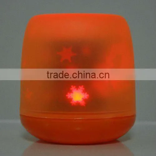 LED E-flameless Light Heart Projection Candle Lmap