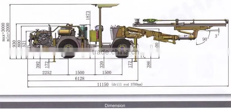 KAISHAN KJ311 the most advanced truck mounted full hydraulic tunneling drilling rig