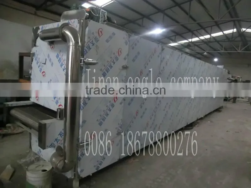 Stainless steel mesh belt dryer for snacks