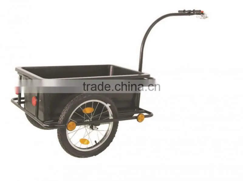 Durable plastic bicycle trailer ,semi-trailer
