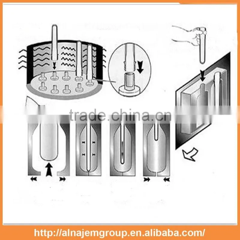blow mould/semi-automatic 5 gllon blowing machine for bottles