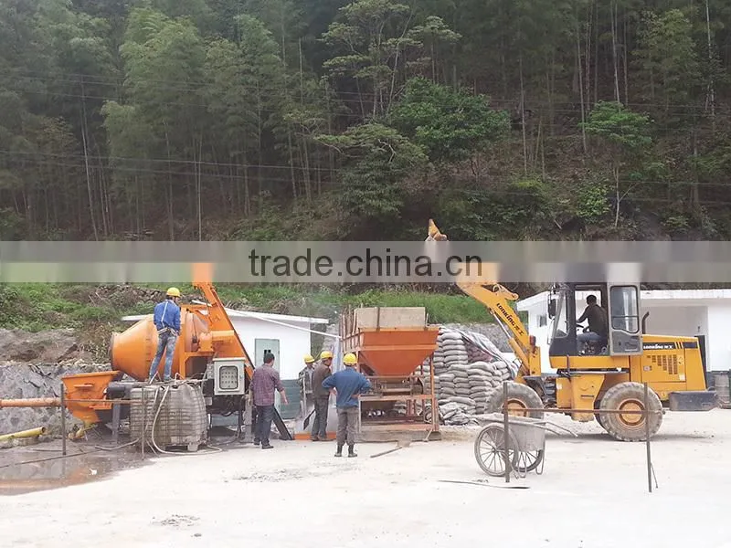 LCMP30 building machine portable concrete pump with agitator