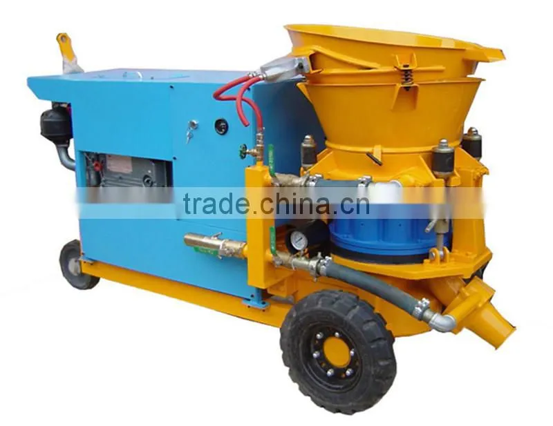 CE Certification GZ-5E Electric Drive Dry Tunnel Shotcrete Machine