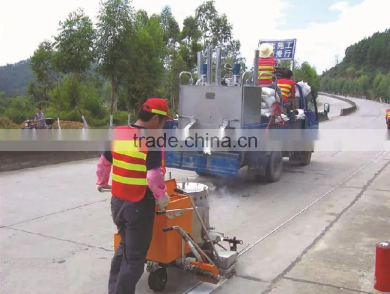 GD320S diesel engine Self propelled thermoplastic road painting machine