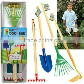 Kids Big Garden Tool Set (set of 4)