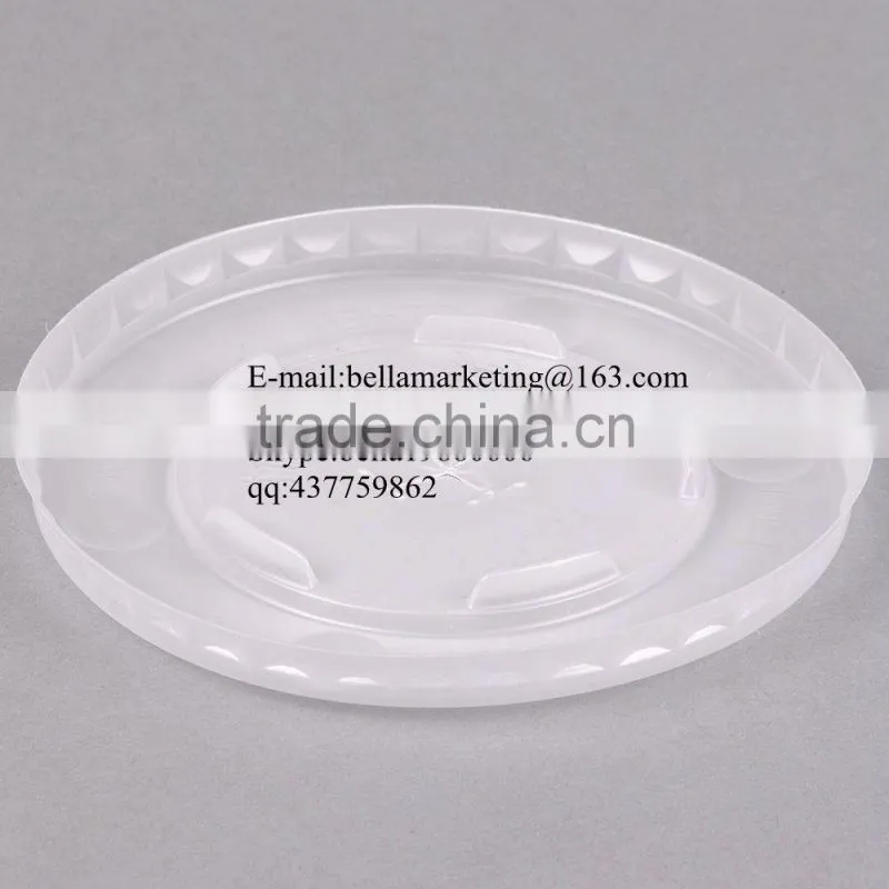 Manufacturer Plastic PS Flat Lid for Beverage Cup Disposable Use