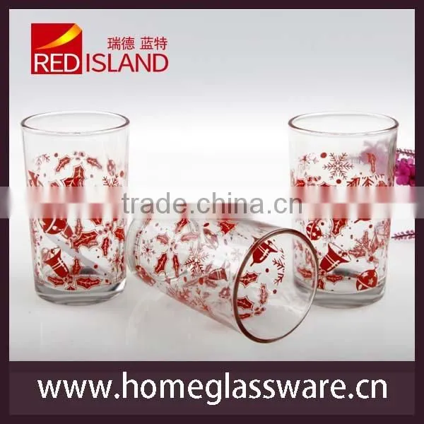 8oz silk screen printing water glass cup/drinking/Juice cup