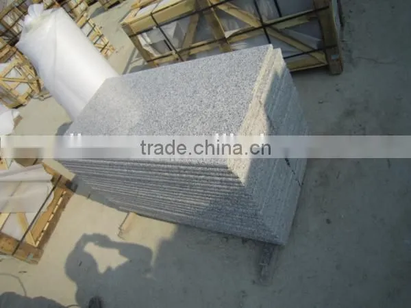 cheapest G383 outdoor grey natural granite stair tile