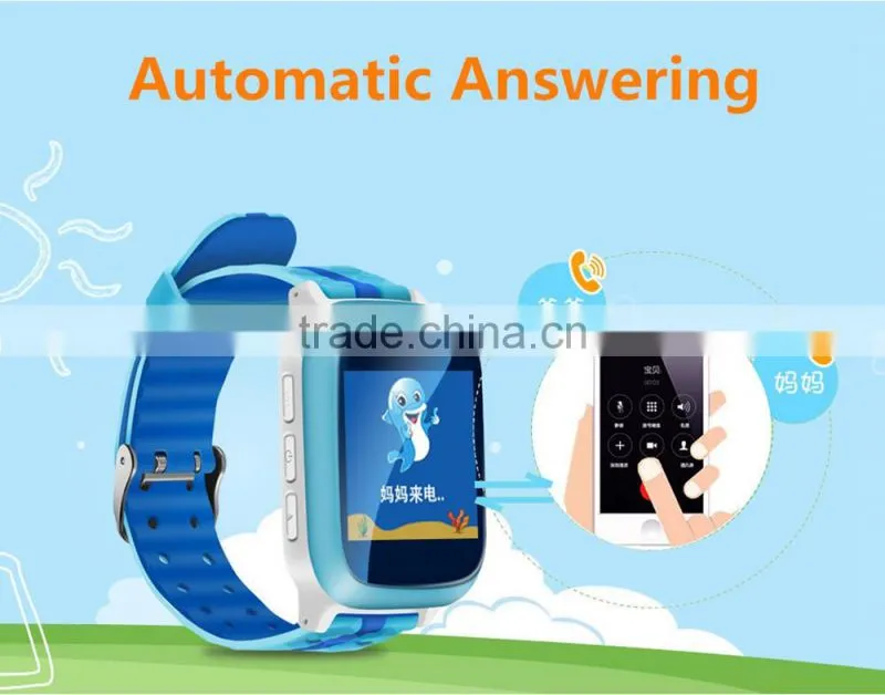 Waterproof Smart GPS Watch For Kids with Russian and English Language