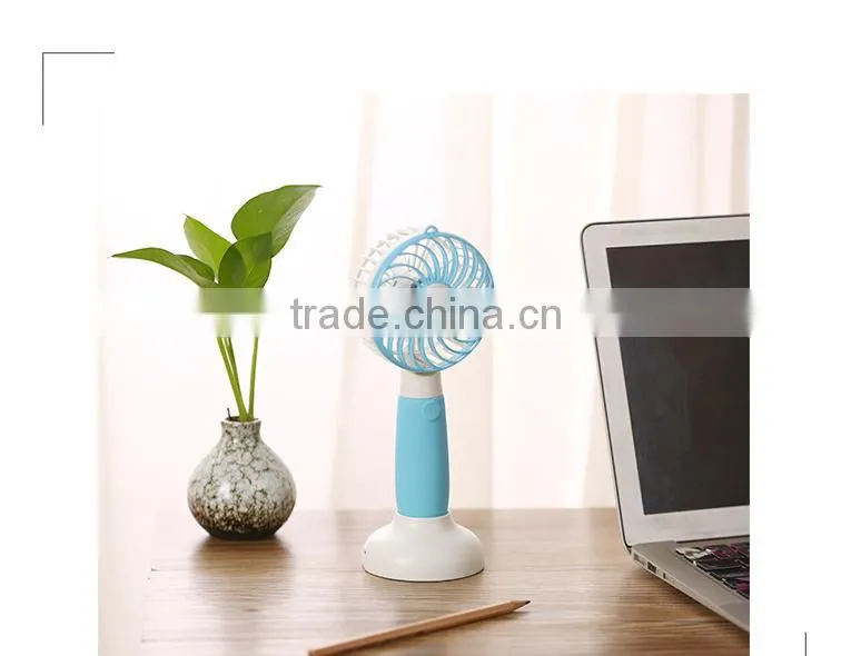 Adjustable USB Charge Handheld Air Fan, Mini Desktop Water Drop Fan For Student