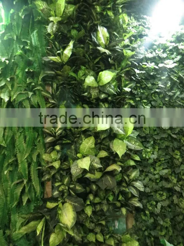 wholesale price decoration indoor artificial wall hanging plants and rocks