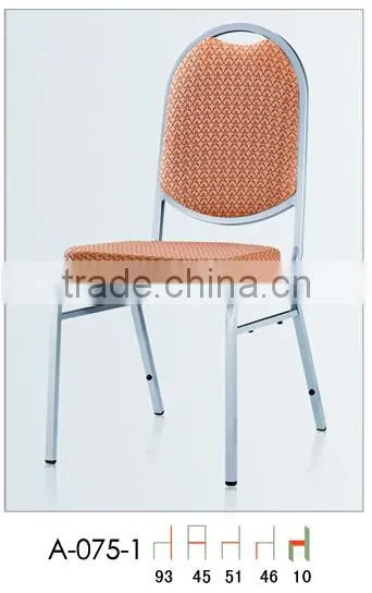 wholesale quality iron stacking chair LQ-A075-1