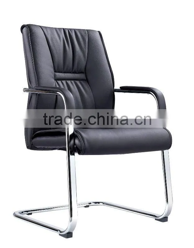 leather office chairs without wheels Top quality pu conference chair