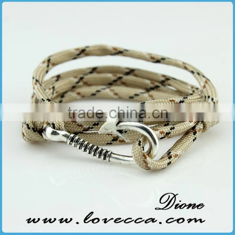 nautical bracelet rope anchors bracelet marine for men / women