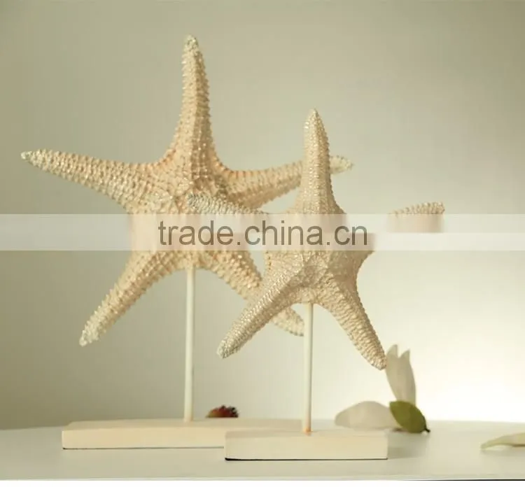 Custom home decor art artificial starfish statue