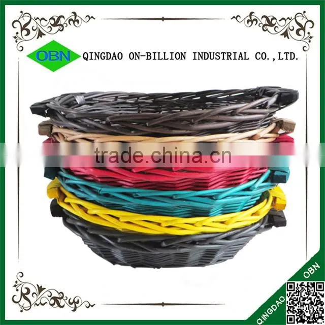 Wholesale cheap hand woven wicker fruit bowl