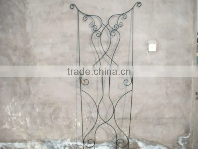 wrought iron garden trellis