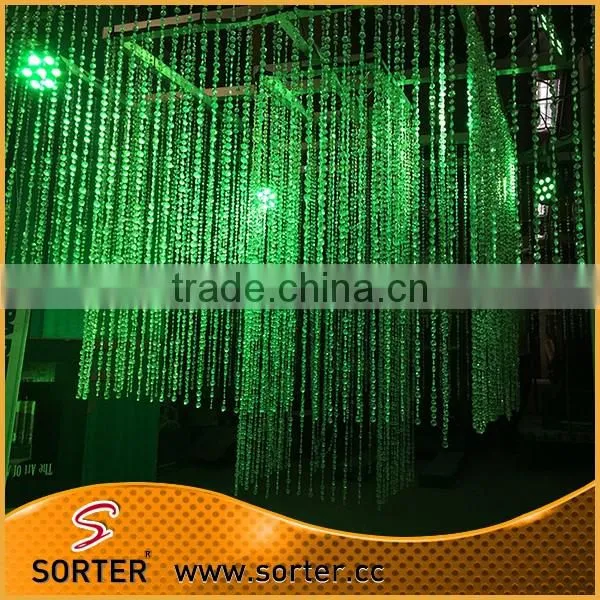 roller plastic material beaded chains for curtain